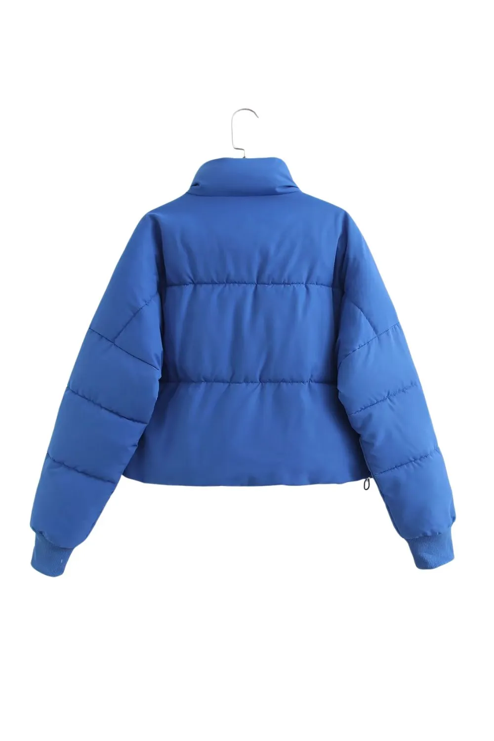 'Allison' Solid Padded Cotton Coat