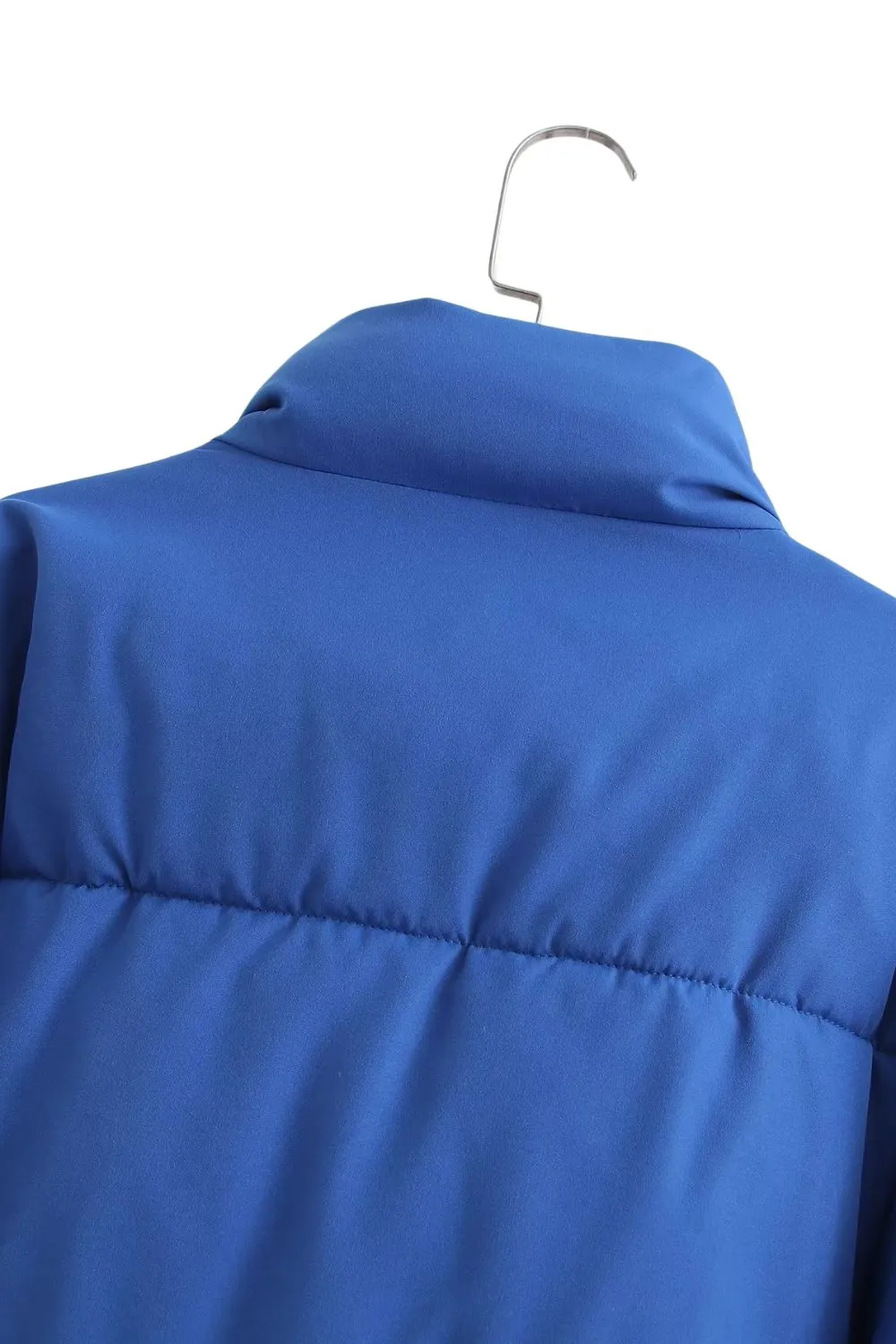 'Allison' Solid Padded Cotton Coat