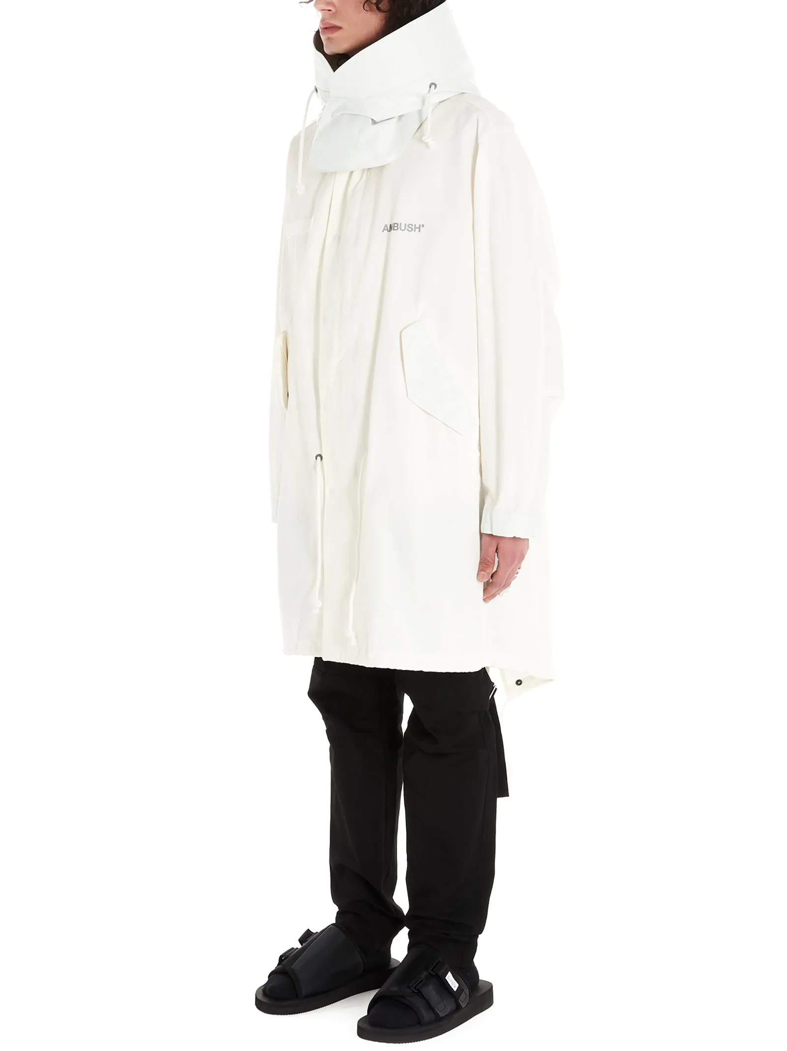 Ambush Hooded Logo Coat