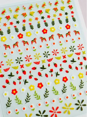 Baba's Kitchen Nail Stickers