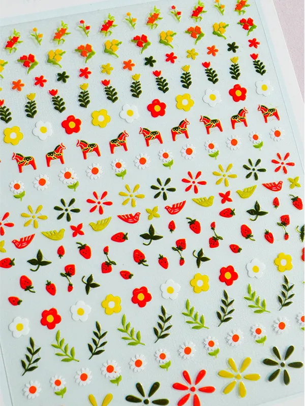 Baba's Kitchen Nail Stickers