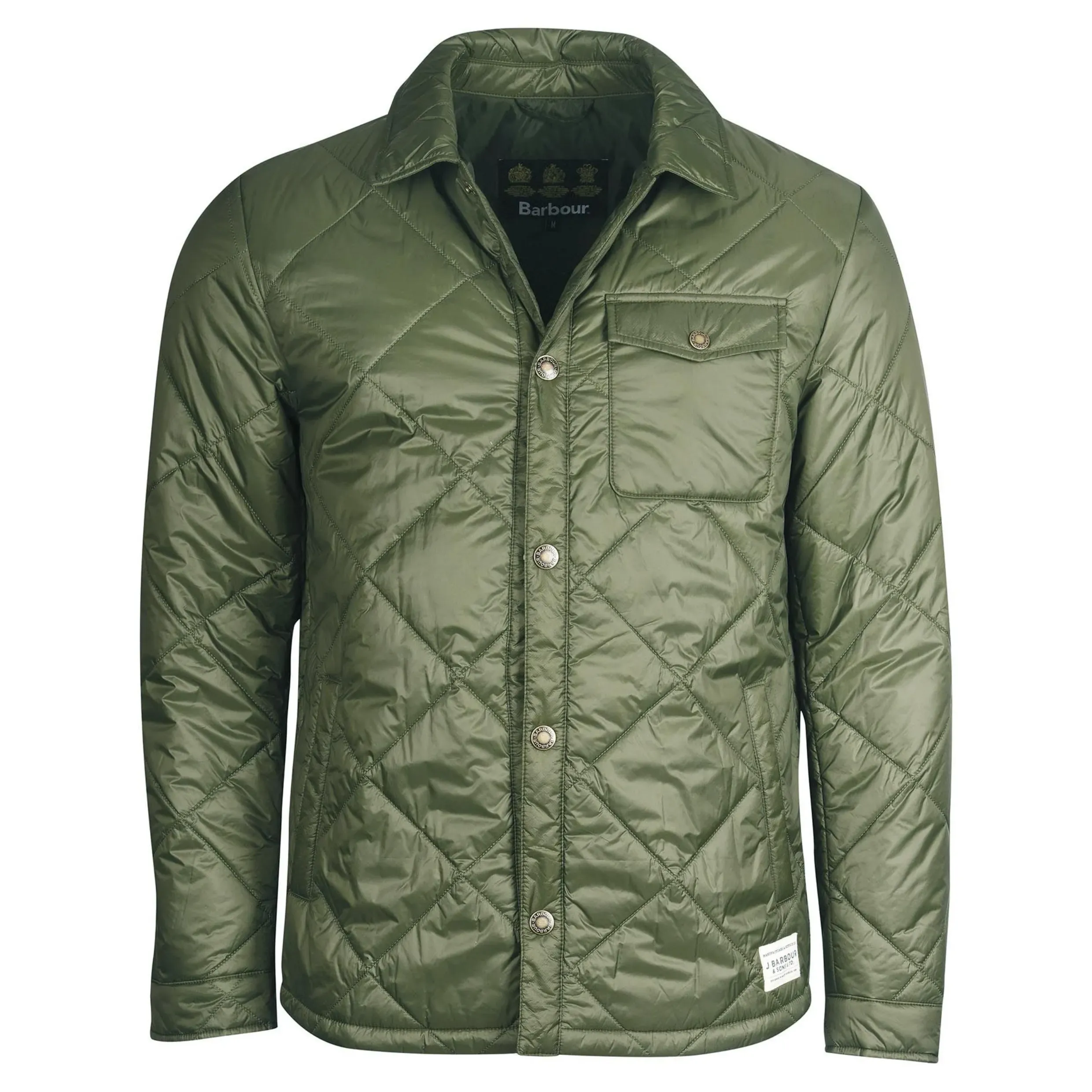 BARBOUR SUMMER SHIRT QUILTED JACKET MQU1398