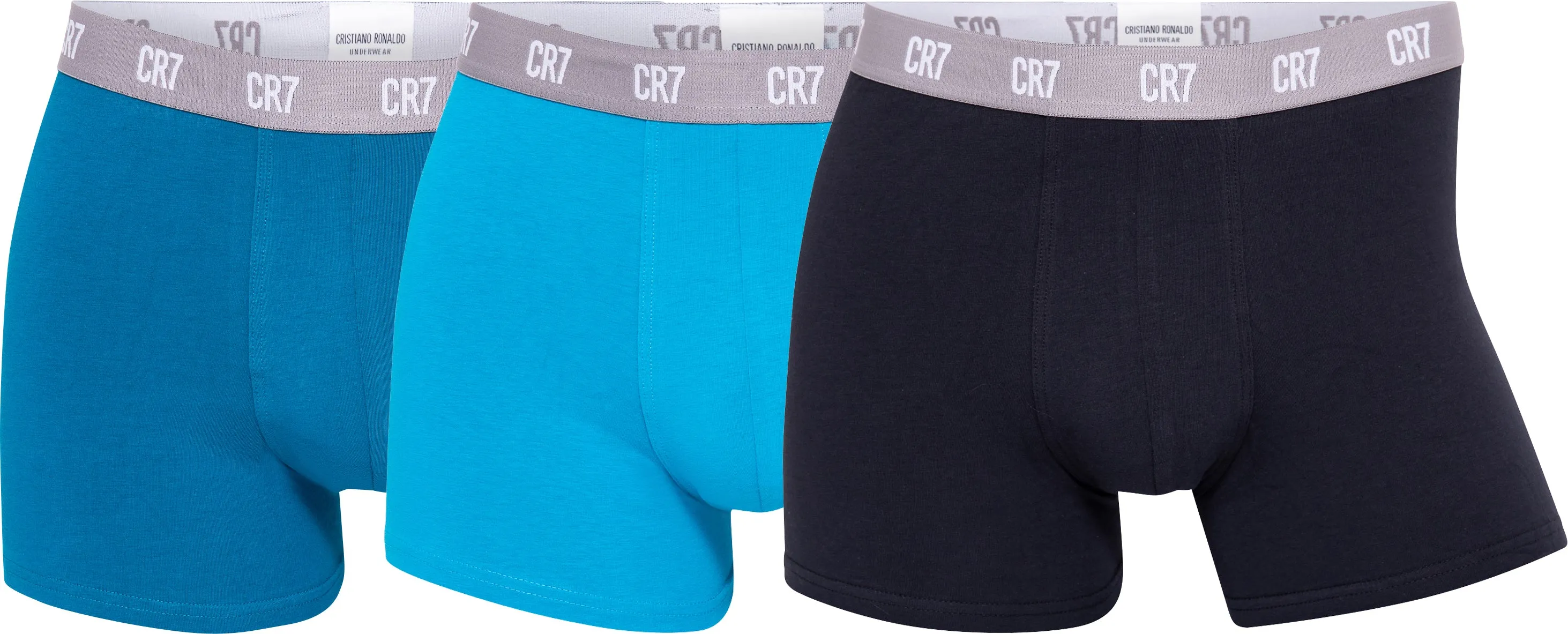 CR7 Men's 3-Pack Cotton Blend Trunks