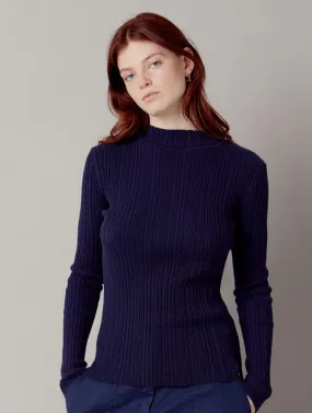Ellis Women's Organic Cotton Jumper | Navy