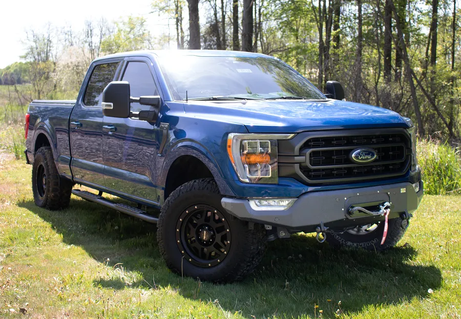 Fishbone Offroad 2021-Up Ford F-150 Winch Plate For Pelican Front Bumper
