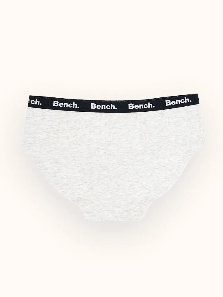 Girls' Glitter Heart Bikini Underwear (3 Pack)