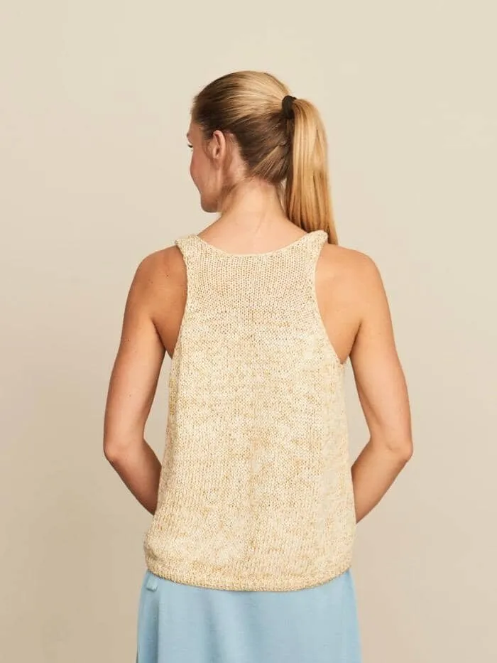 Glitter summer tanktop by Önling, knitting pattern