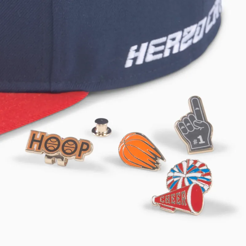 Hometown Heroes Basketball FB Cap - Peacoat/Puma Red