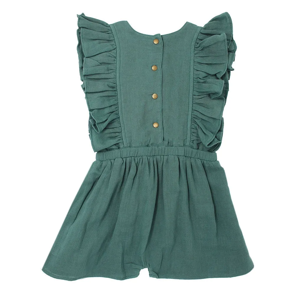 Kids Organic Muslin Ruffle Jumper
