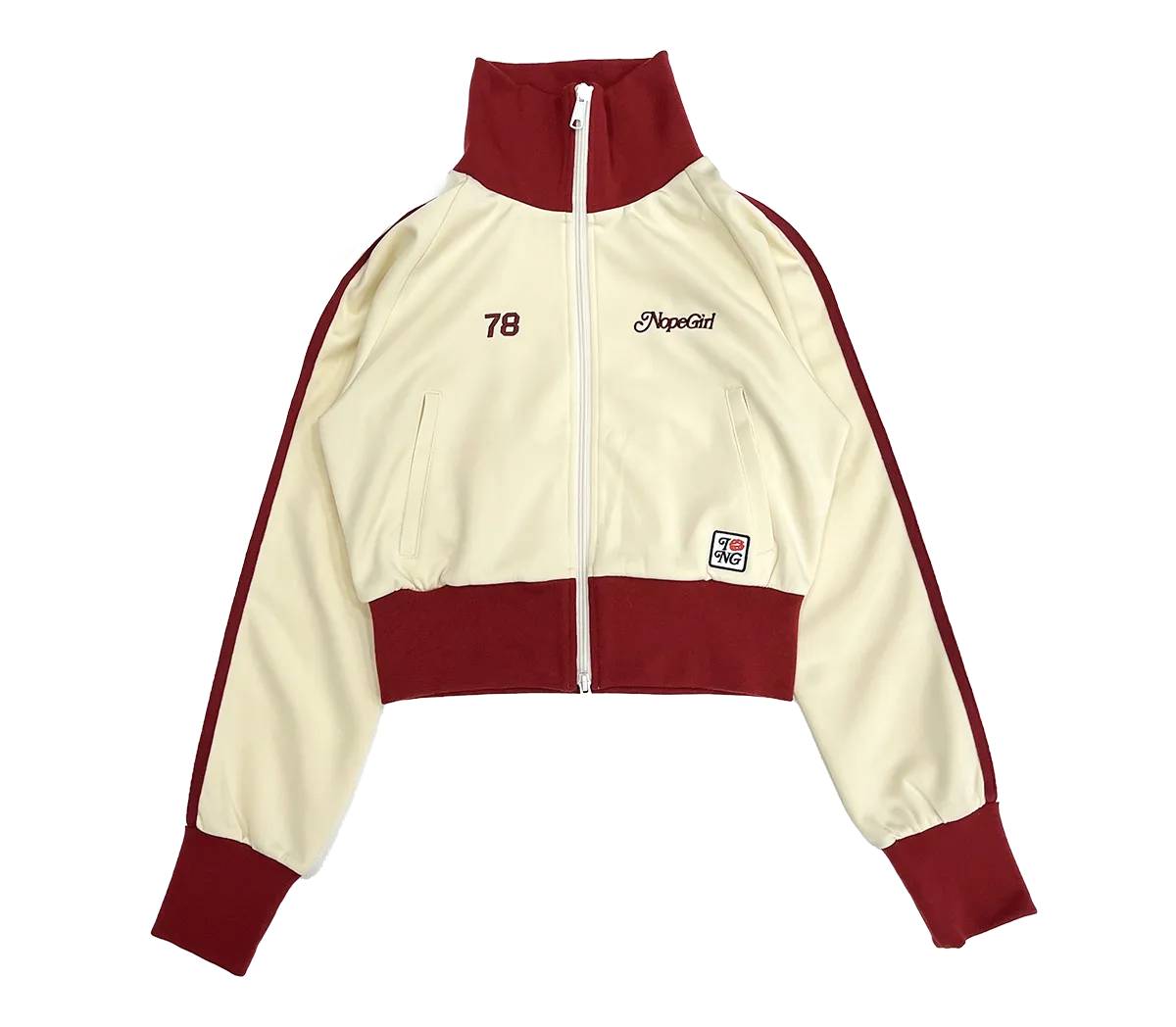 kiss stand collar track jacket