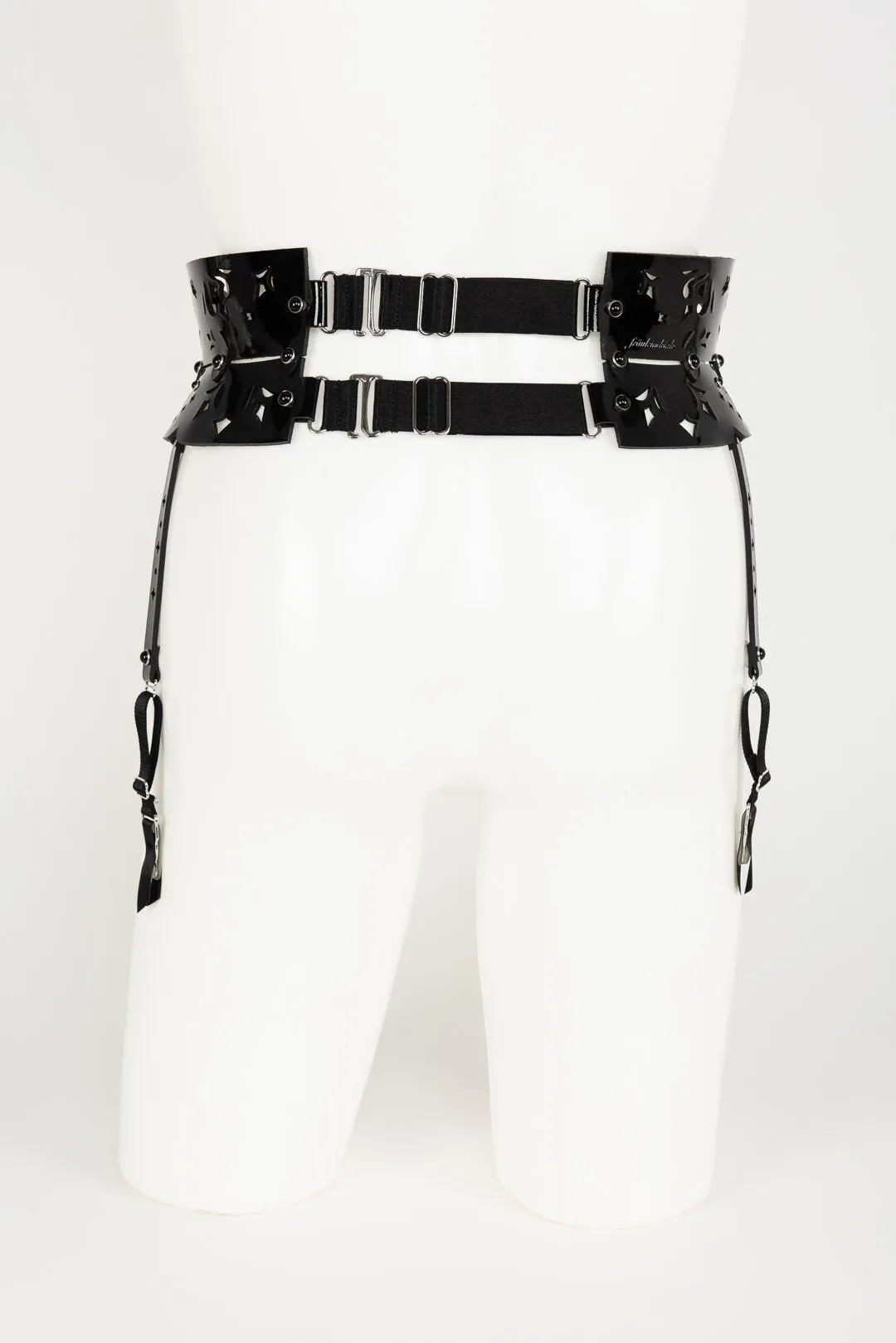 Nero Skinny Garter