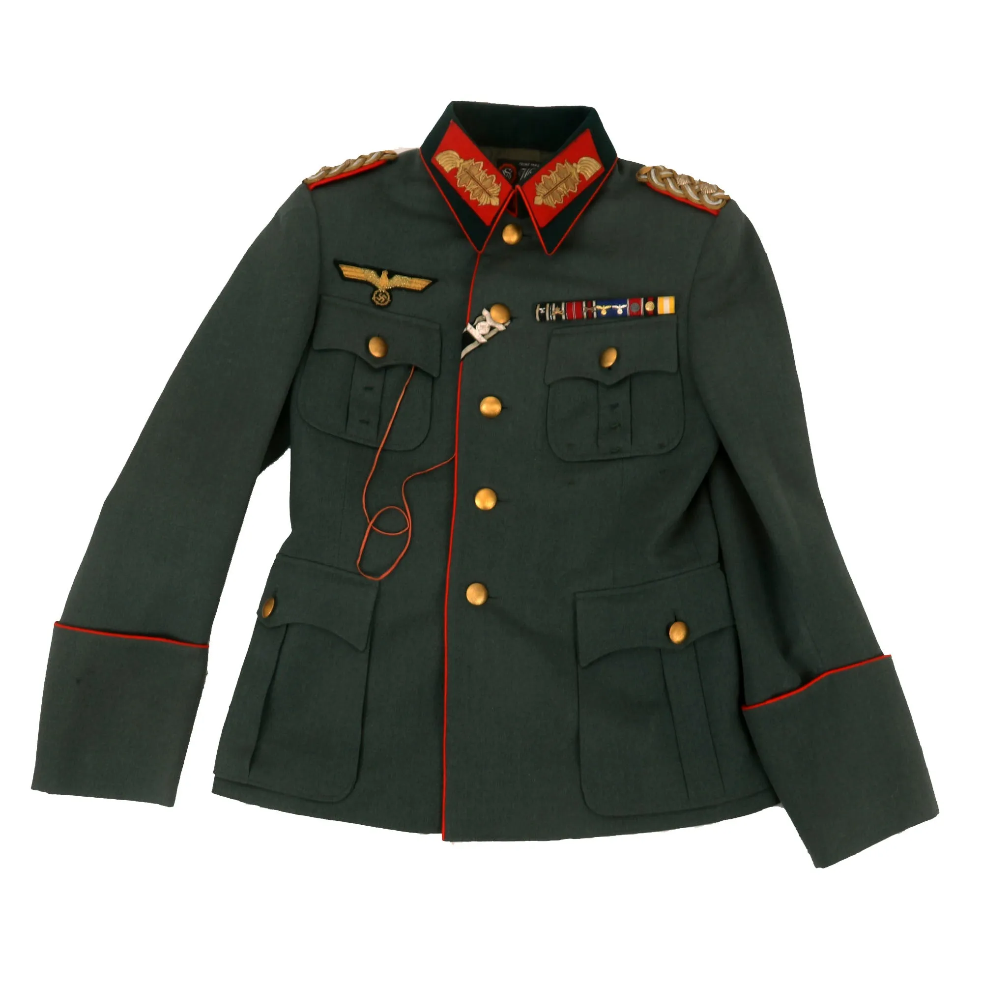 Original German WWII 23rd Panzer Div. & XLVII Panzerkorps Commander General der Panzertruppen Nikolaus von Vormann Uniform Set - Formerly Part of the A.A.F. Tank Museum
