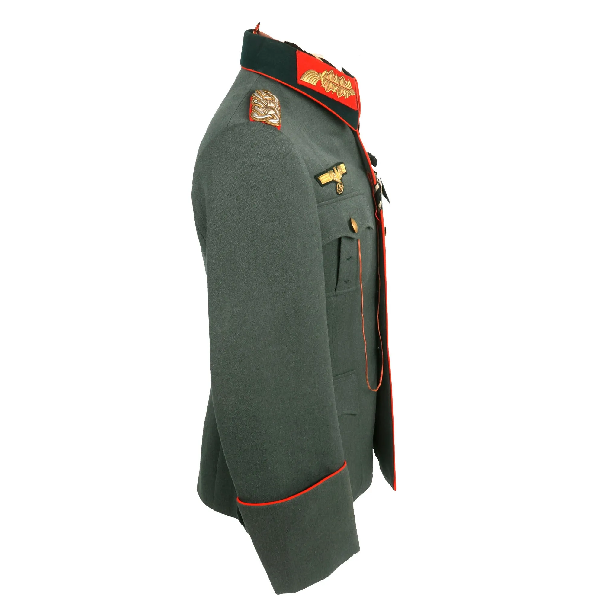 Original German WWII 23rd Panzer Div. & XLVII Panzerkorps Commander General der Panzertruppen Nikolaus von Vormann Uniform Set - Formerly Part of the A.A.F. Tank Museum