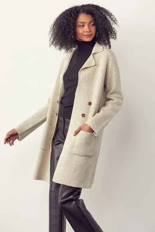 Pressing Matters Knit Coat