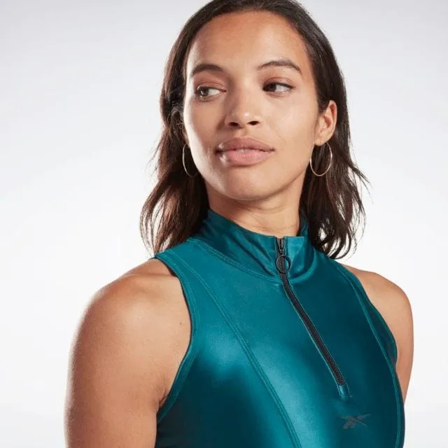 Reebok Studio High Intensity Crop Women Training Tank Heritage Teal Fk5365
