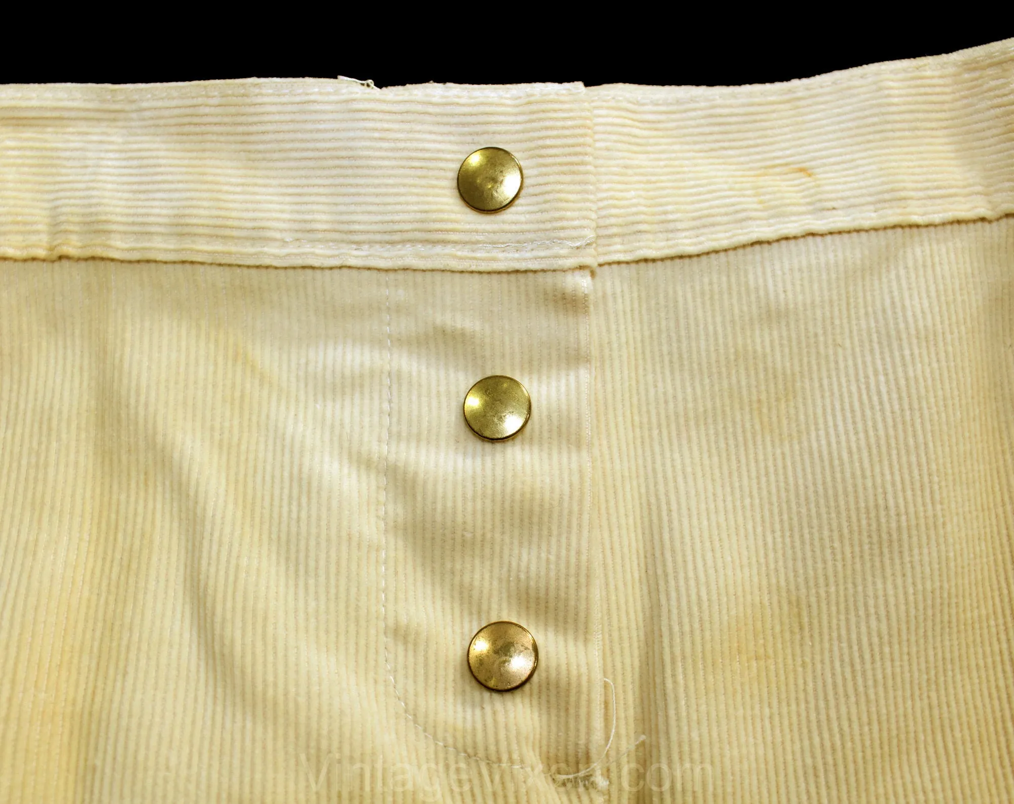 Size 10 Corduroy Bellbottom Pants - Ladies 1970s Low Rise Cotton Cord Trousers - 70s Hippie Light Tan Beige Bell Bottoms - NWT Deadstock