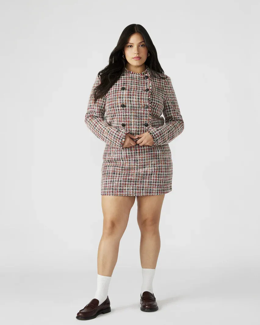 The Mattea Tweed Mini Skirt
