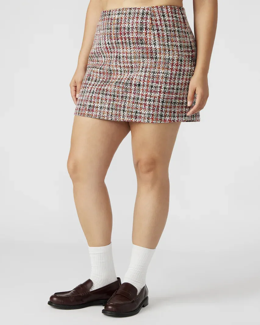 The Mattea Tweed Mini Skirt