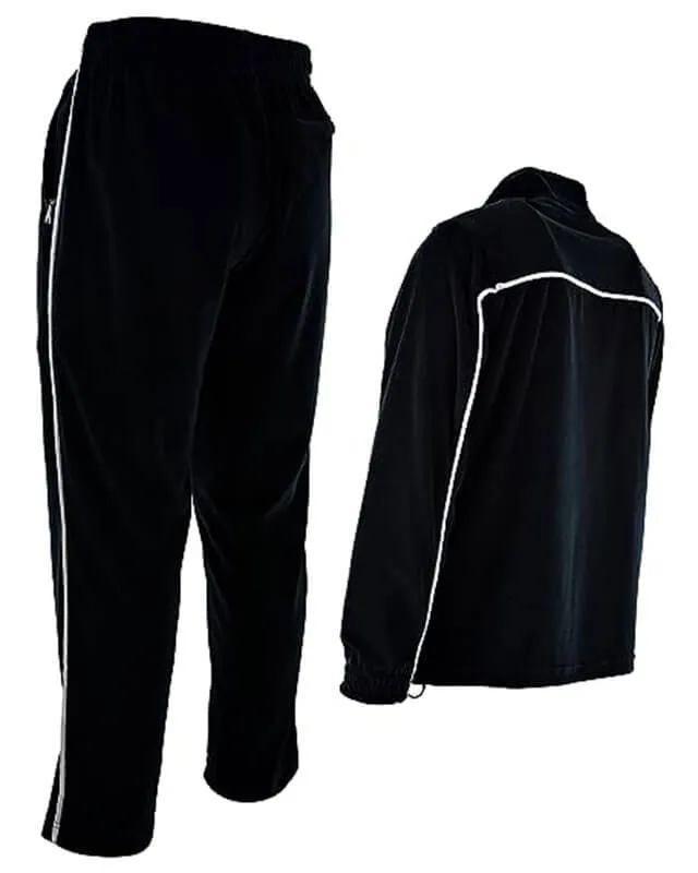 The Sopranos Tony Black Track Suit with White Stripe Details