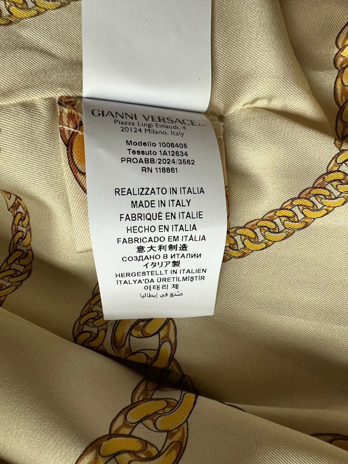 Versace Women’s Wool Camel Peacoat Coat 8 US (44) 1008405 Italy NWT $3100