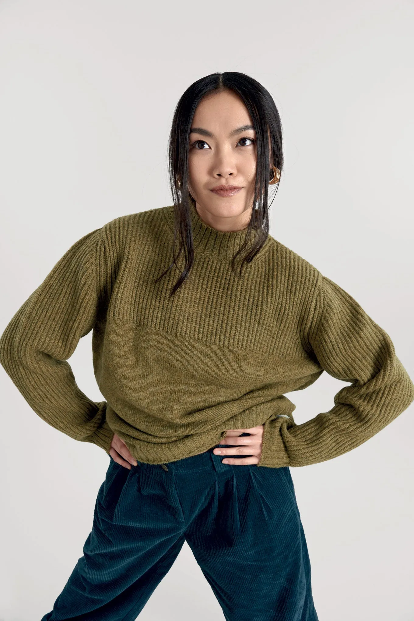 Wild Wool Jumper Green